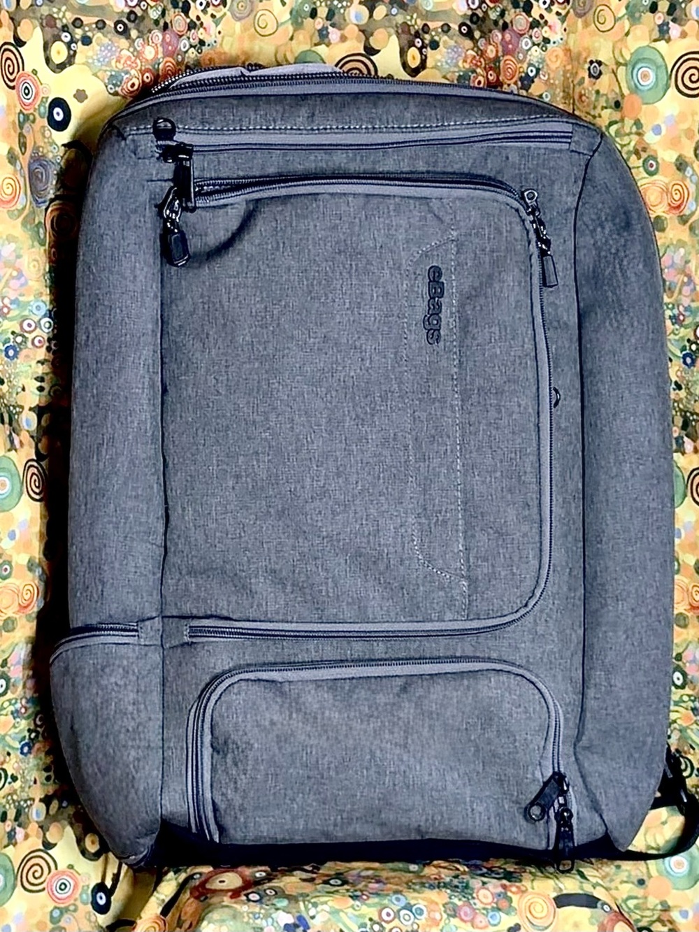 E-Bag Brand Organized Sleek Convertible Backpack Commuter School Travel